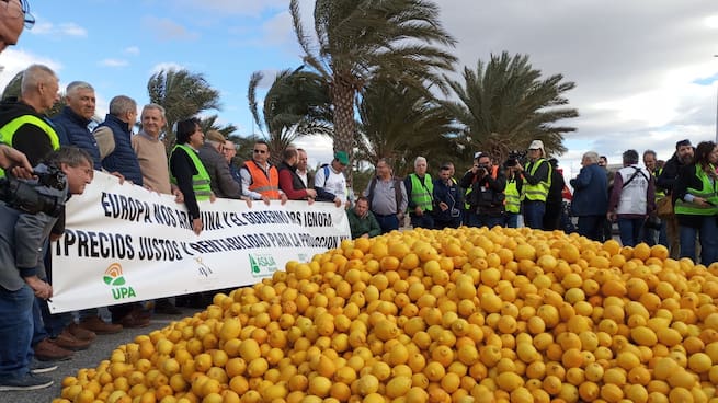 Paco Benavent, agricultor de la Vall d'Albaida en las protestas de Alicante, en Hoy por Hoy Alicante