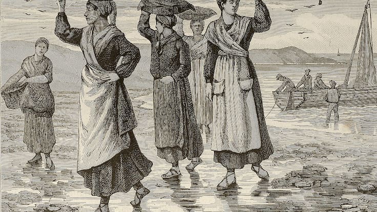 Bizkaia a través de la historia | Los oficios femeninos en la costa hace dos siglos