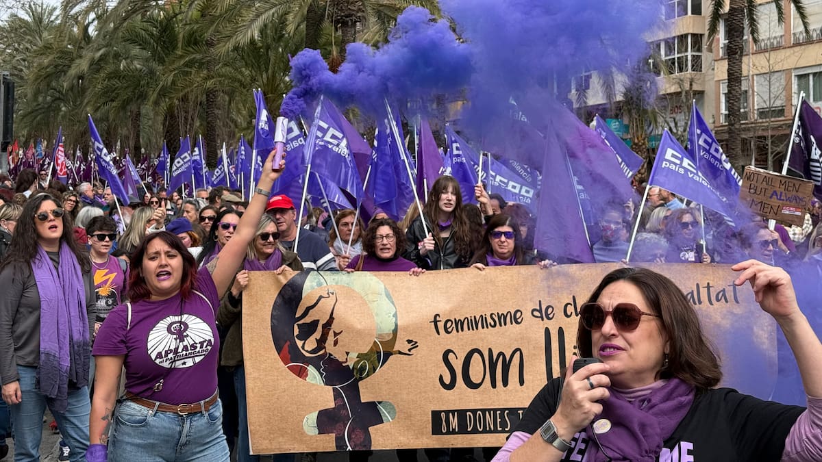 Emilia Caballero, portavoz de Dones Feministes d'Alacant: "Todavía queda mucho para lograr la igualdad real"