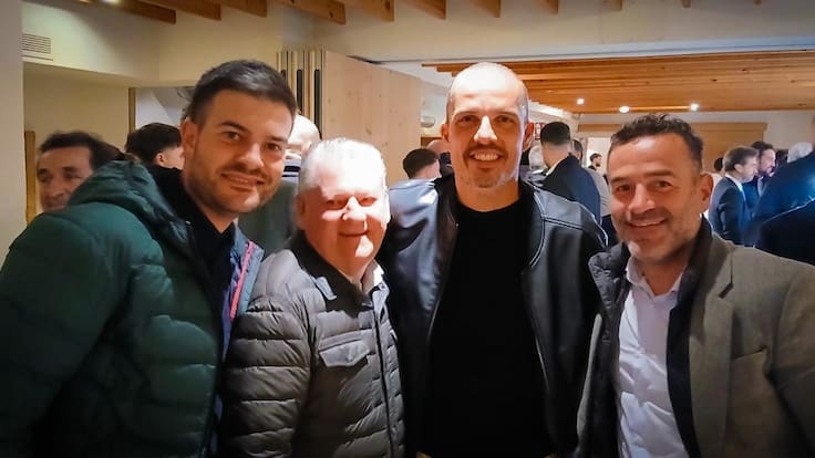 Entrevista a Beto Company, entrenador del Hércules, en la comida de Navidad