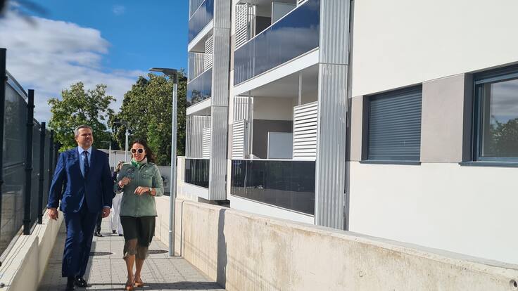Jorge Rodrigo, consejero de Vivienda, Transportes e Infraestructuras, sobre la adjudicación de viviendas del Plan VIVE en San Sebastián de los Reyes