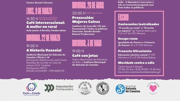 Entrevista a Selene González, concejala de Igualdade de Salceda, sobre la programación por el 8M