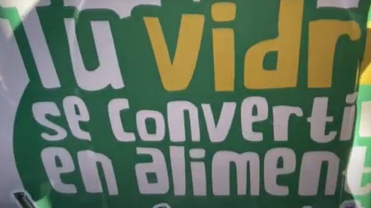 El vidrio se transforma en alimentos en Ávila