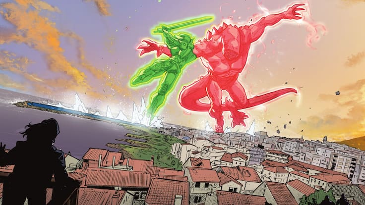 Entrevista a Alejandro "Xermánico", ilustrador de cómics que recrea A Guarda en una publicación de la serie de Linterna Verde