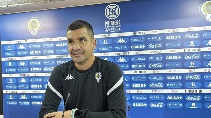 Rubén Torrecilla, entrenador del Hércules, previa Copa del Rey frente SD Ejea