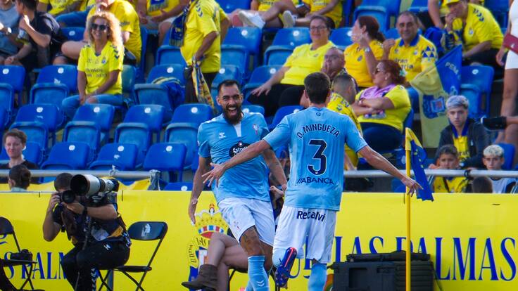 El Cónclave Celeste más feliz tras el heroico triunfo del Celta en Las Palmas