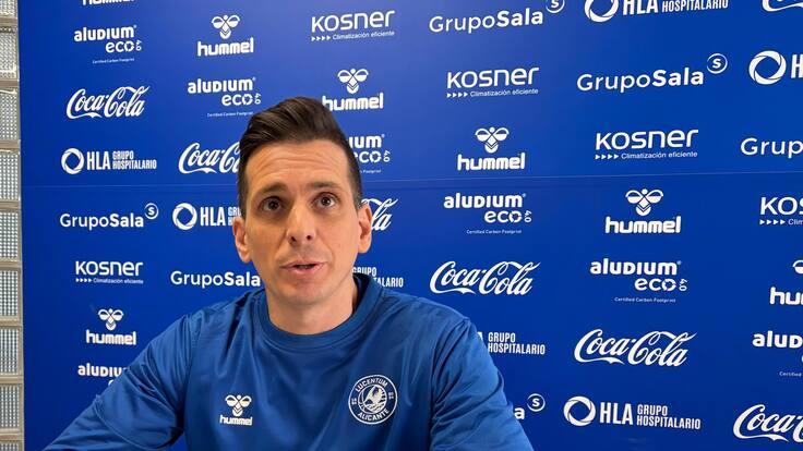 Rubén Perelló, entrenador del HLA Alicante, analiza la primera vuelta de la Liga