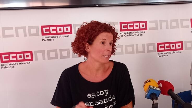 Elena Villamediana se presenta a la reelección como secretaria general de CCOO Palencia