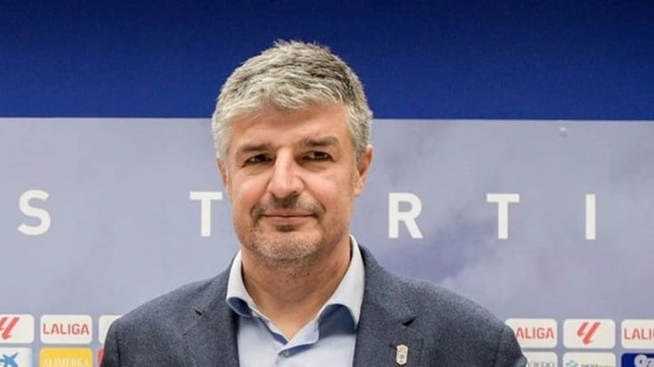 Palabras de César Martín sobre la situación del banquillo en el Real Oviedo