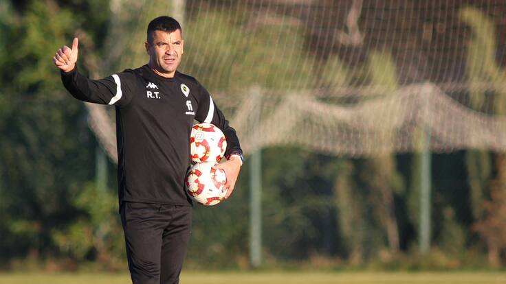 Rueda de prensa de Rubén Torrecilla, entrenador del Hércules, en la previa del partido ante el Betis Deportivo