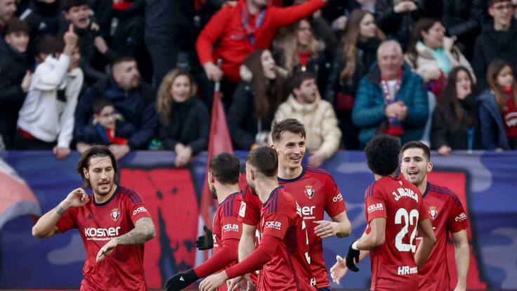 Osasuna - Getafe, 14:30-15:30h - 21/01/2024