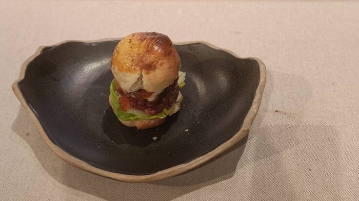 Irene Martín, segundo premio de hamburguesas micológicas