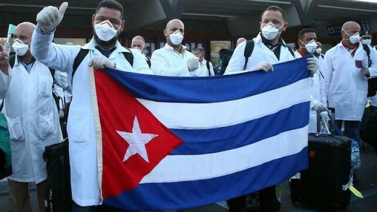 Médicos cubanos en Italia:"La solidaridad no es dar lo que te sobra, es compartir lo que tienes"