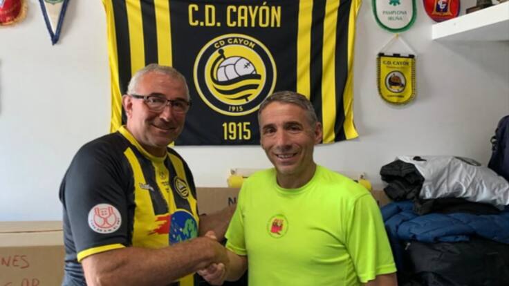 Nisio Humara, presidente del CD Cayón