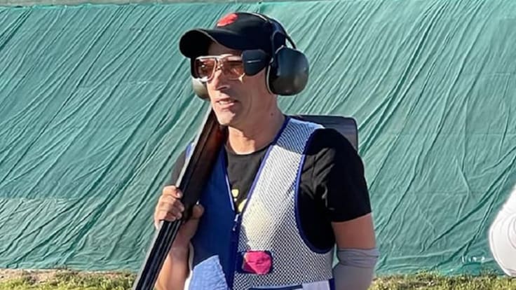 Melitón Briñas, bronce en el Europeo de tiro al plato