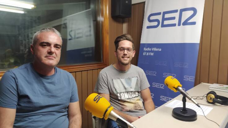 Tomás Ganga y Pablo Sanchíz en Radio Villena