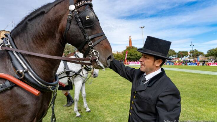 Juanma Pagán, presidente del Club de Enganches de Cartagena