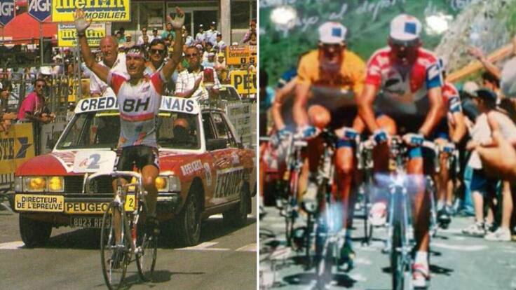 Los ciclistas Lale Cubino y Carmelo Miranda repasan el pasado y presente del ciclismo en El Banquillo. Ambos serán los grandes protagonistas en la XXIII Fiesta de la Bicicleta de Tierra Aranda