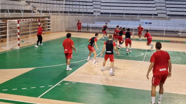Nolasco en la previa del partido del Bada Huesca ante Cuenca