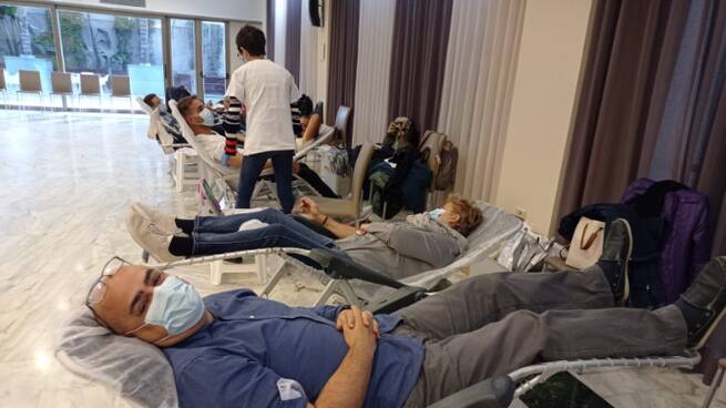 Los lorquinos donan sangre en la maratón SER Solidarios