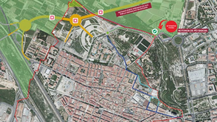 Carlos Fernández Bielsa (Alcalde Mislata): "El nuevo acceso por carretera tendrá un impacto mínimo sobre la huerta de Campanar"