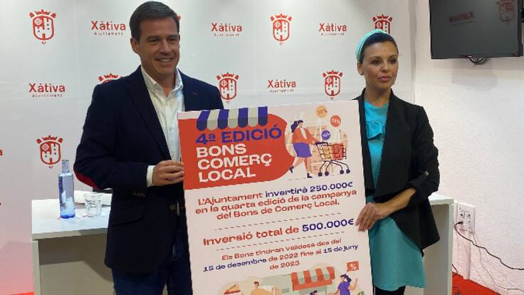 Audio de la presentación de la 4º campaña de bonos para el comercio (Xàtiva)