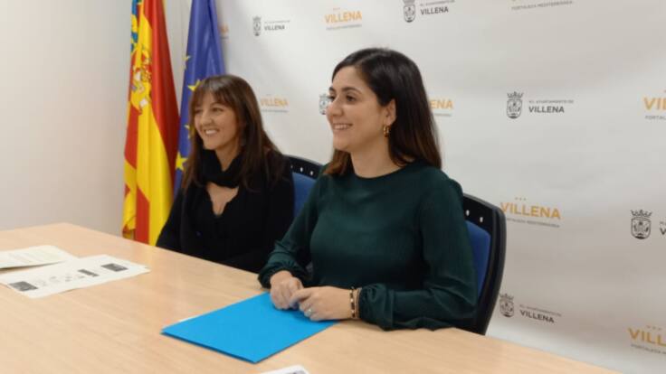 Alba Laserna y Laura Fuentes en Radio Villena SER