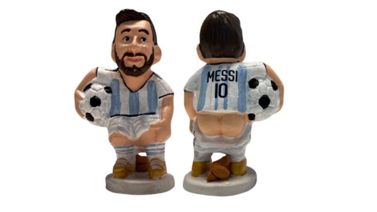 REPORTATGE. S'esgota arreu de Catalunya el caganer de Messi amb la samarreta de l'Argentina