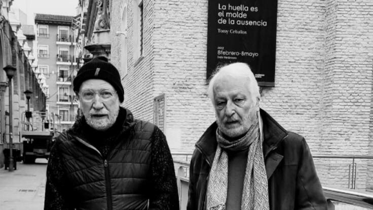 Trotamundos Zielinski visita la exposición de Tomy Ceballos