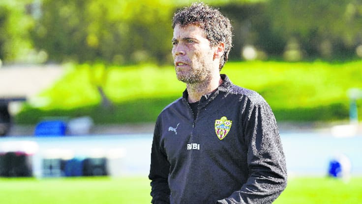 El técnico de la UD Almería no habla de ascenso