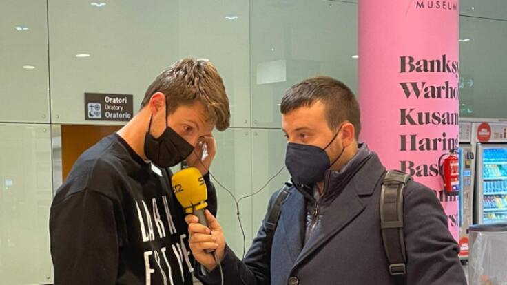 Marc Gual ya está en Barcelona: "Ver en la frontera a gente despidiéndose es muy difícil"