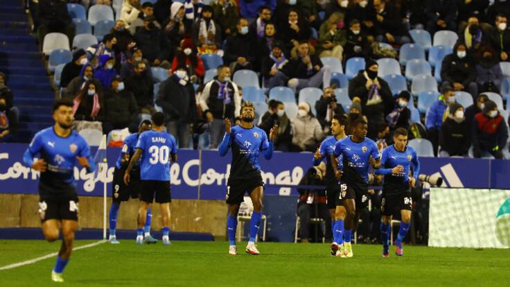 Dyego Sousa es vital para la UD Almería por lo que aporta en ataque y presión.