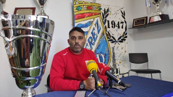 Declaraciones de Emilio Fajardo al término del partido en Rota