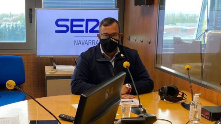 La primera llamada con el vicepresidente foral, Javier Remírez (14/03/2022)