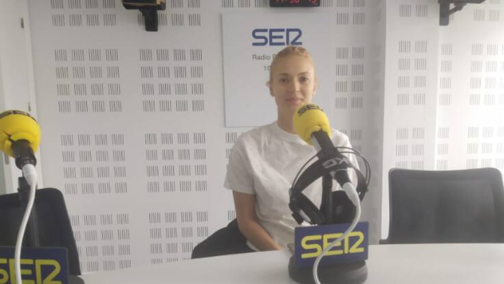 Entrevista a Vika Khilko, jugadora del Club de Voleibol Finestrat, en SER Deportivos Benidorm