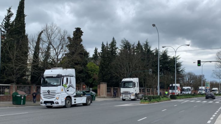 Huelga de transportistas en Navarra: demandas y consecuencias (22/03/2022)