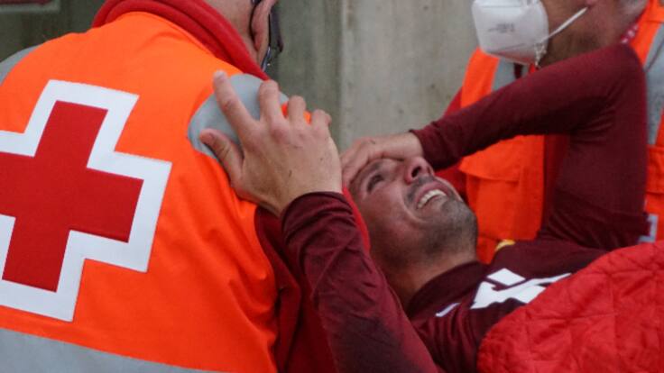 Iván Forte, capitán del Eldense, habla del alcance de su lesión