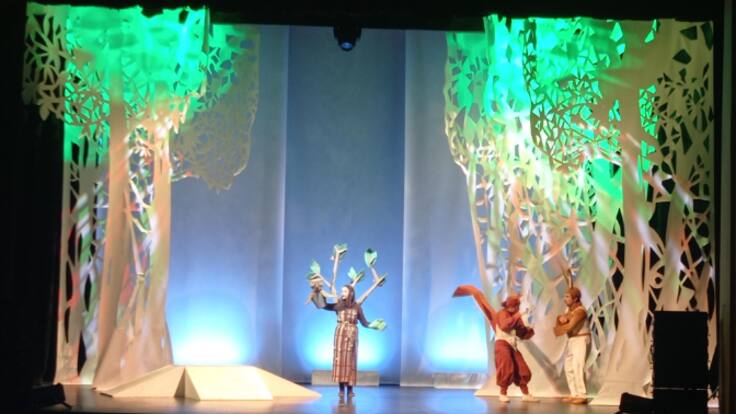 BAMBI Y ENNA, PROTAGONISTAS DEL MUSICAL BAMBI, PRÍNCIPE DEL BOSQUE