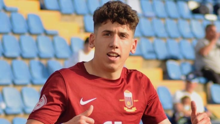 Albert Ramis Luque, futbolista del Eldense, se muestra optimista de cara al final liguero del equipo