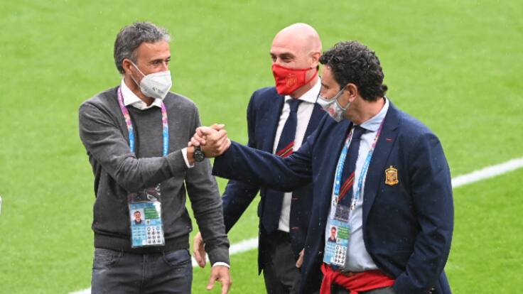 Molina niega contactos con el hipotético sustituto de Luis Enrique: "No hemos hablado con otros técnicos, en absoluto"