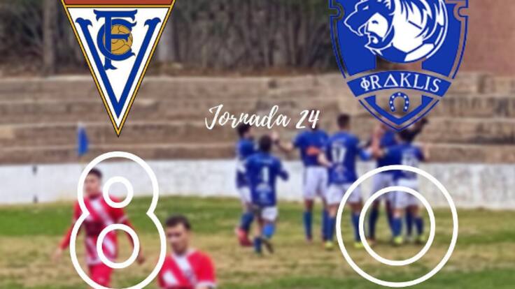 Entrenador y jugadores del Villena CF