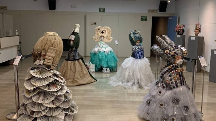 'Naturalmente Sostenible': la muestra de tocados confeccionados con verduras