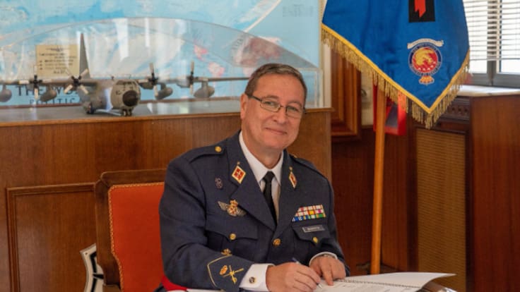 Entrevista a Santiago Alfonso Ibarreta, general de la Base Aérea de Zaragoza - Hora 14 Aragón (30/04/2022)