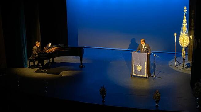 Presentador Isidoro López- Pregón Mario Mateos. Hdad Rocío La Línea 2022