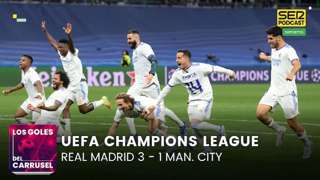 Los goles del Real Madrid 3 - 1 Manchester City | Trilogías de remontadas blancas para jugar la final de la Champions