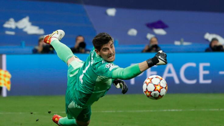 Courtois: "Ha habido un momento que he pensado, 'como tenga un córner, voy y la meto"