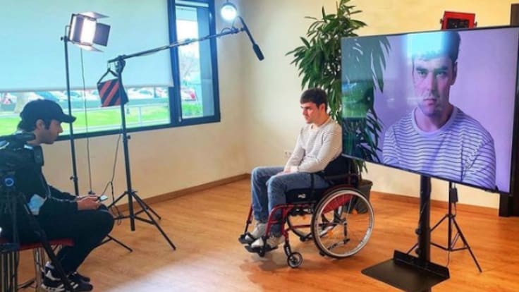 Pablo Revuelta, joven actor torrelaveguense