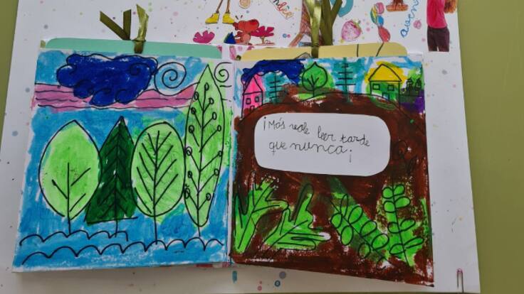 La tutora del aula de San Bernardo, Yoana López, repasa en Hoy por Hoy Peñafiel los galardones logrados en el concurso literario 'El Cuento Ilustrado'