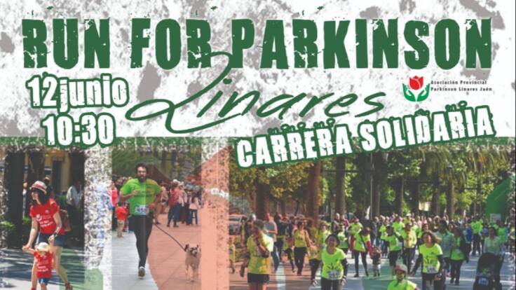 Sacramento Expósito, presidenta de la Asociación Provincial de Parkinson de Linares. X carrera "Run for Parkinson"