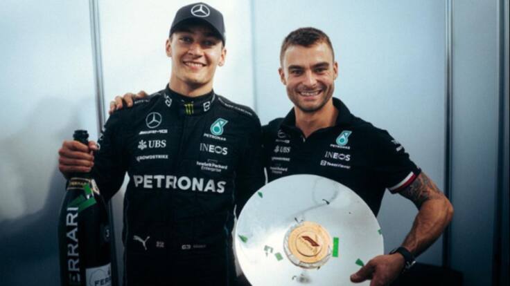 El entrenador personal de Geoge Russell: "La Fórmula 1 es elitista, pero cuando estás dentro la gente es muy normal"